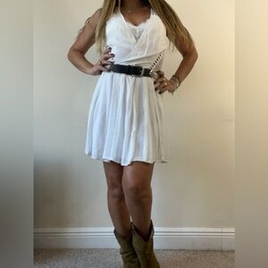 Forever 21 Coastal Cowgirl white dress 👻👻